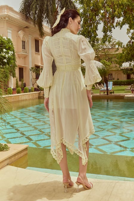 House Of Eda Sabrina Embroidered Dress 