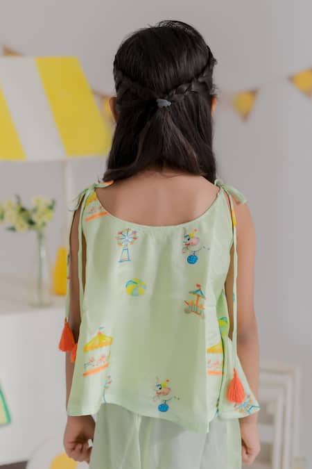 MR Brat Carnival Print Kurta With Sharara 