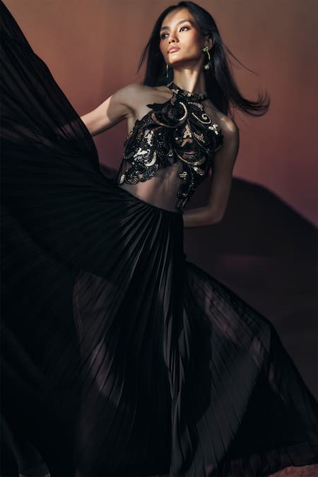 Pankaj & Nidhi Araquis Sirocco Ember Dress