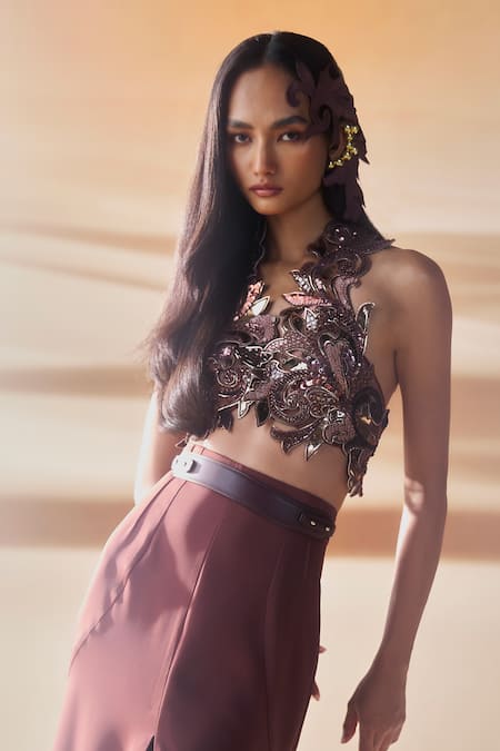 Pankaj & Nidhi Araquis Rippled Spice Harness