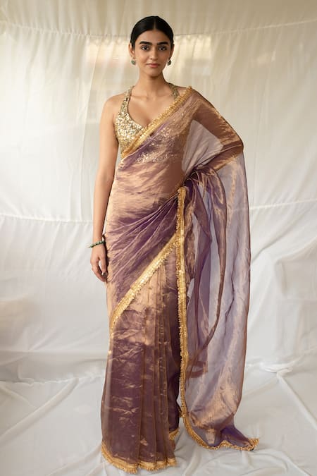 Priyanka Raajiv Teej Saree With Running Blouse 