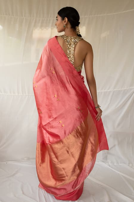 Priyanka Raajiv Tejovati Saree With Running Blouse 