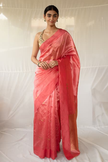 Priyanka Raajiv Tejovati Saree With Running Blouse 