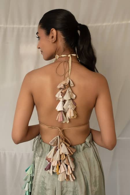 Priyanka Raajiv Kumud Upcycled Patchwork Blouse 