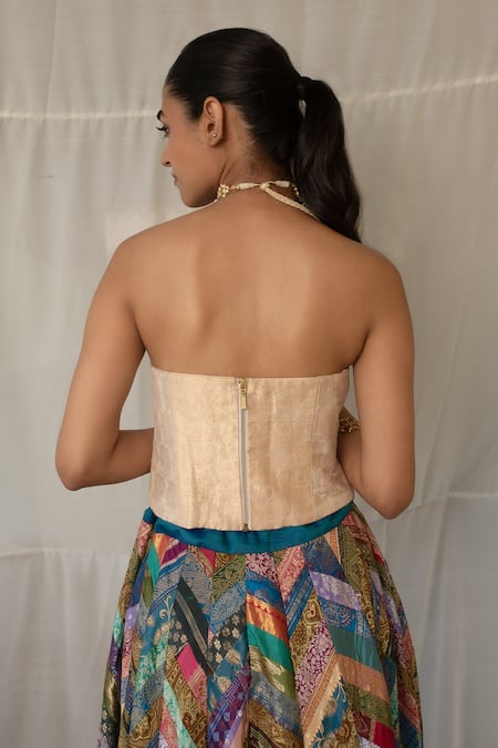 Priyanka Raajiv Naqsh Woven Corset 