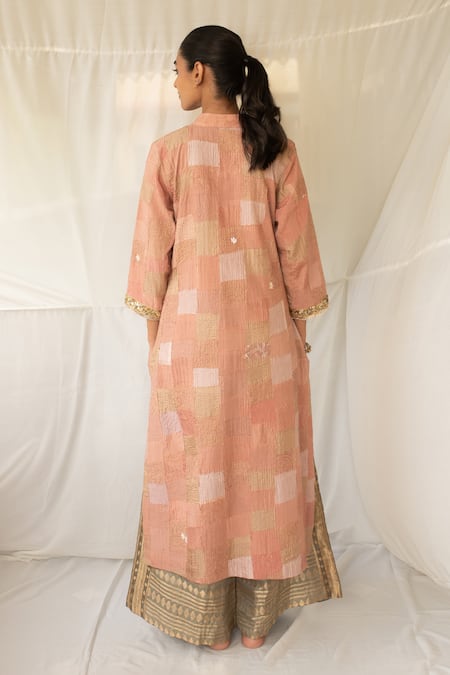 Priyanka Raajiv Sansruti Upcycled Patchwork Kurta Set