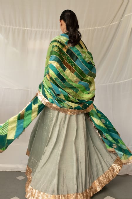 Priyanka Raajiv Nabhya Upcycled Patchwork Dupatta 