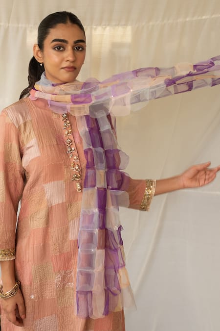 Priyanka Raajiv Aabir Upcycled Patchwork Dupatta 