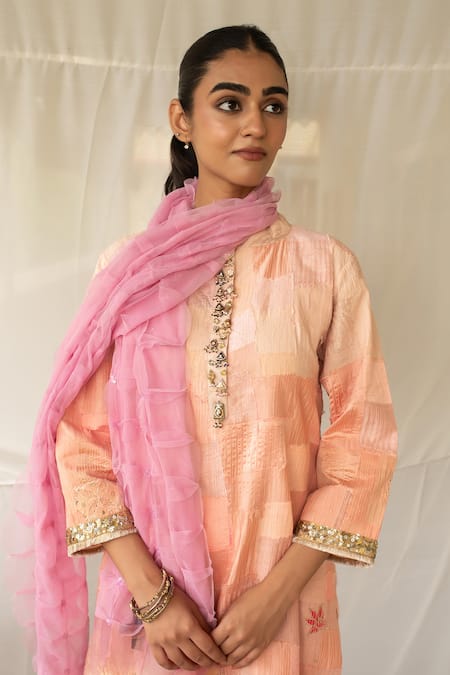 Priyanka Raajiv Reet Upcycled Patchwork Dupatta 