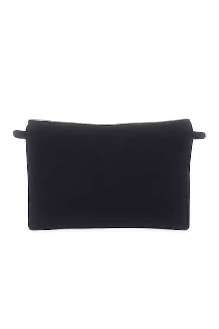 Buy_Nazaakat By Samara Singh_Multi Color Beads Geometric Embellished Flap Bag _Online_at_Aza_Fashions