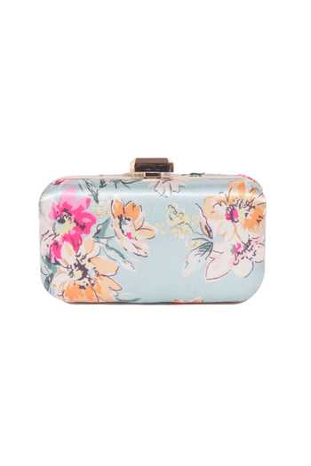 Buy Nazaakat By Samara Singh Blue Beads, Embroidery Floral And Sequin Clutch Online at Aza Fashions Buy_Nazaakat By Samara Singh_Blue Beads, Embroidery Floral And Sequin Clutch _Online_at_Aza_Fashions