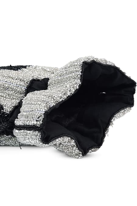 Buy The Tan Clan Black Beads, Tassels Aarna Potli Bag Online at Aza Fashions Buy_The Tan Clan_Black Beads, Tassels Aarna Potli Bag _Online_at_Aza_Fashions