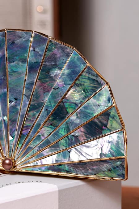 Shop The Tan Clan Gold Opal Brass Clutch Shop_The Tan Clan_Gold Opal Brass Clutch