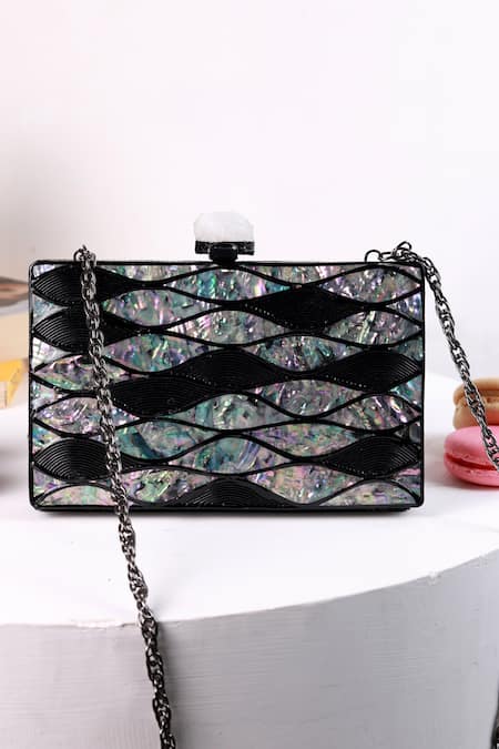 Shop_The Tan Clan_Black Stones Eve Brass Clutch 