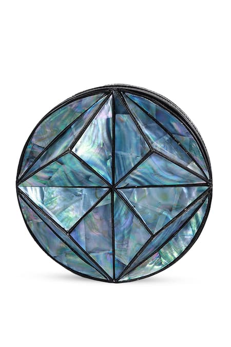 The Tan Clan Silver Pete 3d Brass Clutch Online at Aza Fashions The Tan Clan_Silver Pete 3d Brass Clutch _Online_at_Aza_Fashions