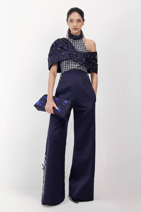 Siddhant Agrawal Lunar Moss Embellished Jumpsuit 