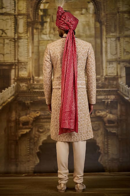 Nitika Gujral Embroidered Sherwani Set 
