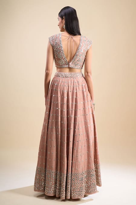 Samyukta Singhania Mirror Work Lehenga Set 