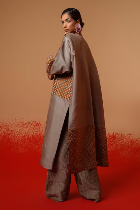 Stoique Current Overlay Chequered Jacket 