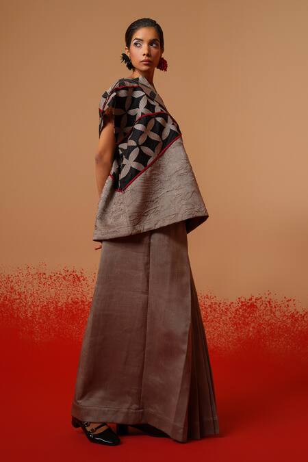 Stoique Mist Mysore Silk Top 