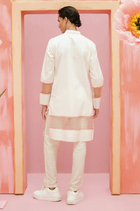 Vaani Beswal Leander Panelled Block Print Kurta 