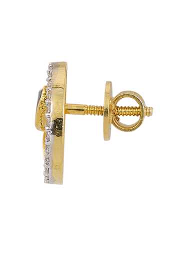 Sica Jewellery_Blue Crystals 925 Silver Queen Stud Earrings _Online_at_Aza_Fashions