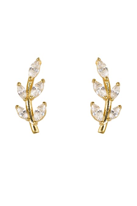 Sica Jewellery 925 Silver Mini Leaf Earcuff 