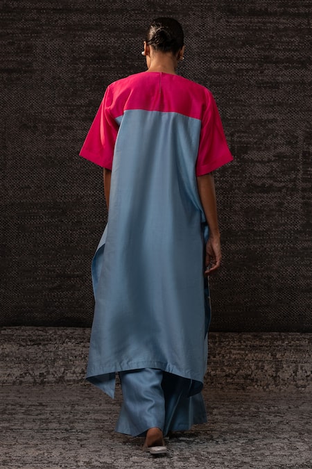 Eeda Floral Pattern Kurta With Palazzo 