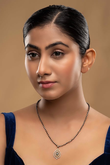 Sica Jewellery Green 925 Silver Kaveri Mangalsutra 