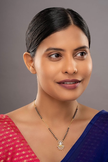 Sica Jewellery White 925 Silver Sunshine Mangalsutra 