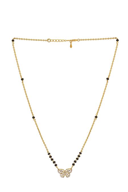 Sica Jewellery_White 925 Silver Pixie Mangalsutra _Online_at_Aza_Fashions