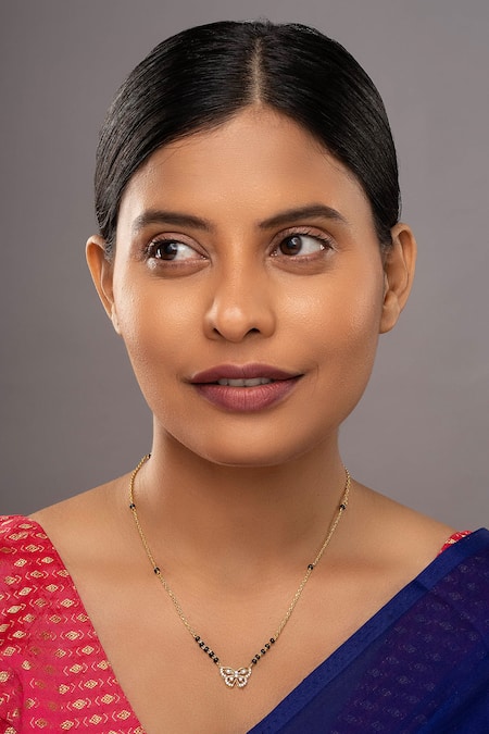Sica Jewellery White 925 Silver Pixie Mangalsutra 