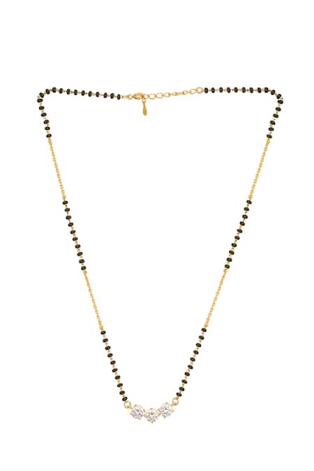 Sica Jewellery_Gold Plated 925 Silver Suta Mangalsutra _Online_at_Aza_Fashions