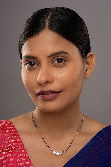 Sica Jewellery Gold Plated 925 Silver Suta Mangalsutra 