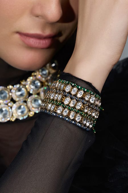 Joules By Radhika Crystal Stone Cascade Bracelet 