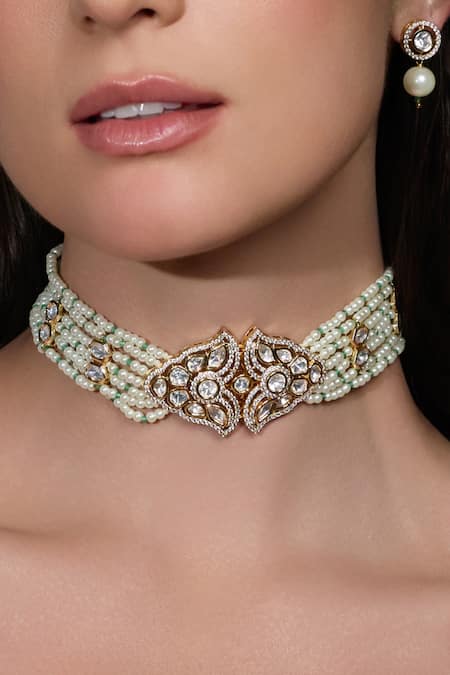 Joules By Radhika Regal Tranquility Jewel Embellished Necklace Set