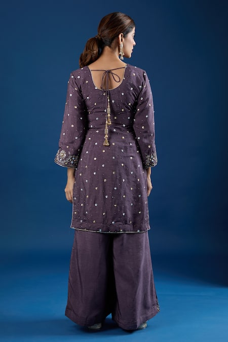 Samyukta Singhania Embroidered Kurta Sharara Set 