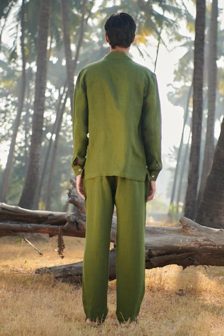 Saphed Safari Linen Overshirt 