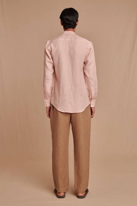 Saphed Linen Oxford Shirt 