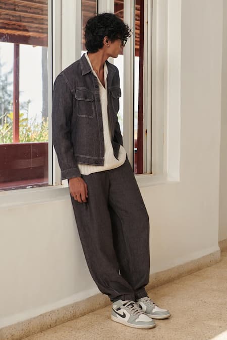 Saphed Linen Jogger Pant 