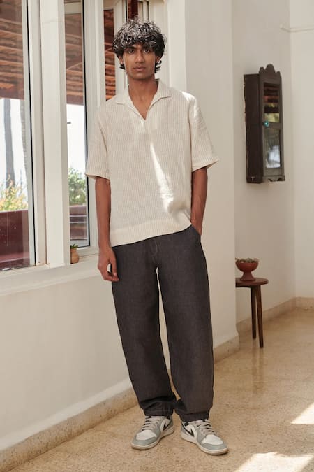 Saphed Linen Jogger Pant 