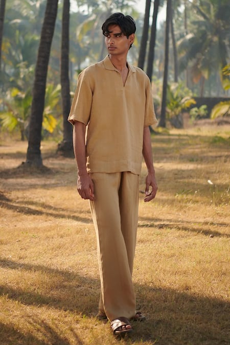 Saphed Husk Linen Pyjama Pant 