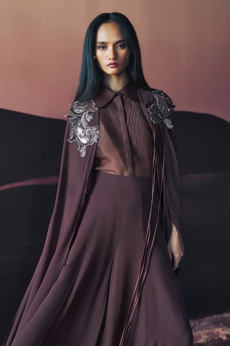 Pankaj & Nidhi Araquis Moonlit Grace Cape