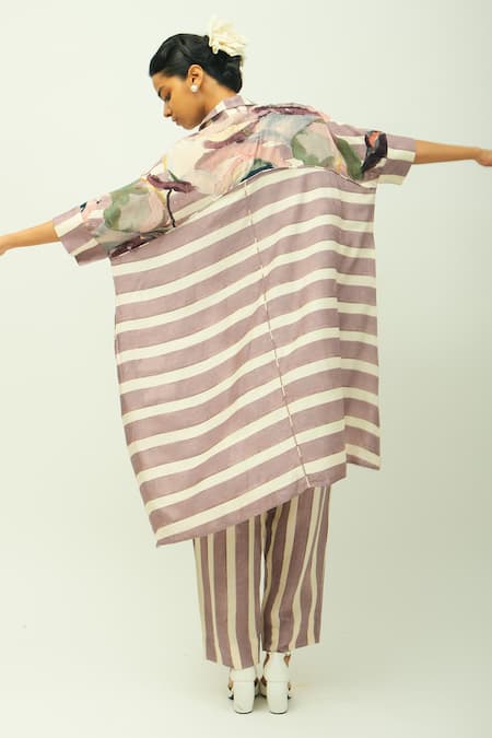 OFRIDA Melora Hand Painted Print Kurta 