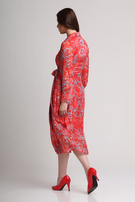 Koswi Floral Print Dress 