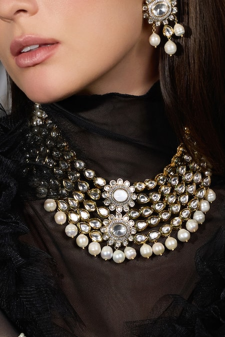 Joules By Radhika Luxe Halo Beaded Bracelet