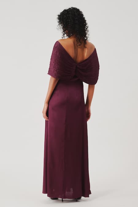 Aroka Berry Bow Dress 