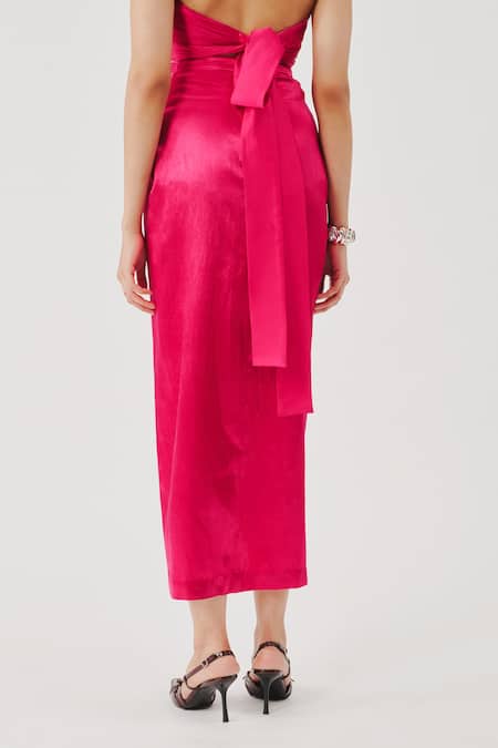 Buy_Aroka_Pink Carapace Skirt _Online_at_Aza_Fashions