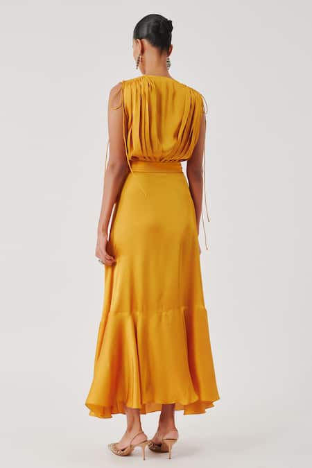 Aroka Rumba Ruffled Dress 