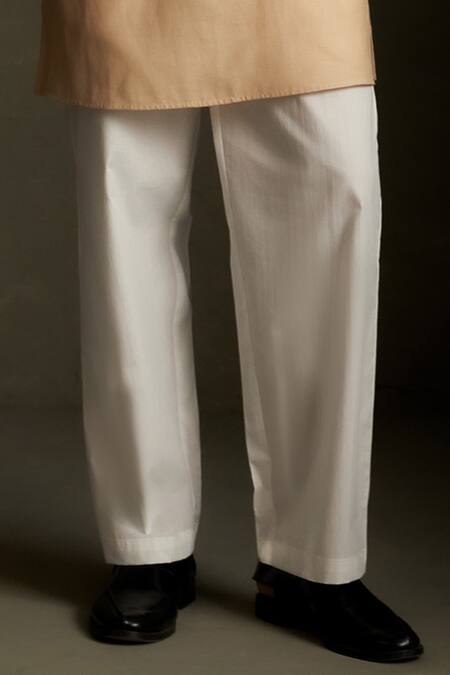 Charkhee Beige Chanderi, Voile, Poplin Embroidery Mul Bundi Kurta Set Online at Aza Fashions Charkhee_Beige Chanderi, Voile, Poplin Embroidery Mul Bundi Kurta Set _Online_at_Aza_Fashions